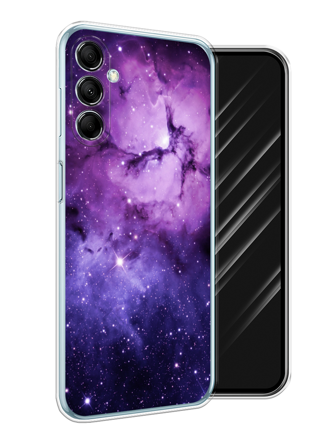 

Чехол Awog на Samsung Galaxy M14 5G "Космос 18", Фиолетовый;черный;белый, 2108150-1