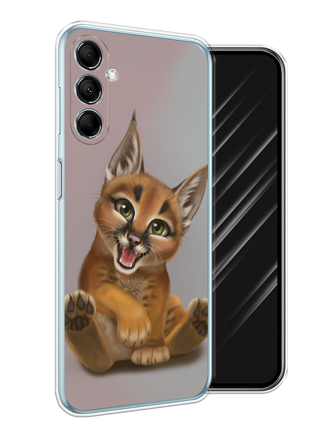 

Чехол Awog на Samsung Galaxy M14 5G "Малыш рыси", Оранжевый;серый, 2108150-1