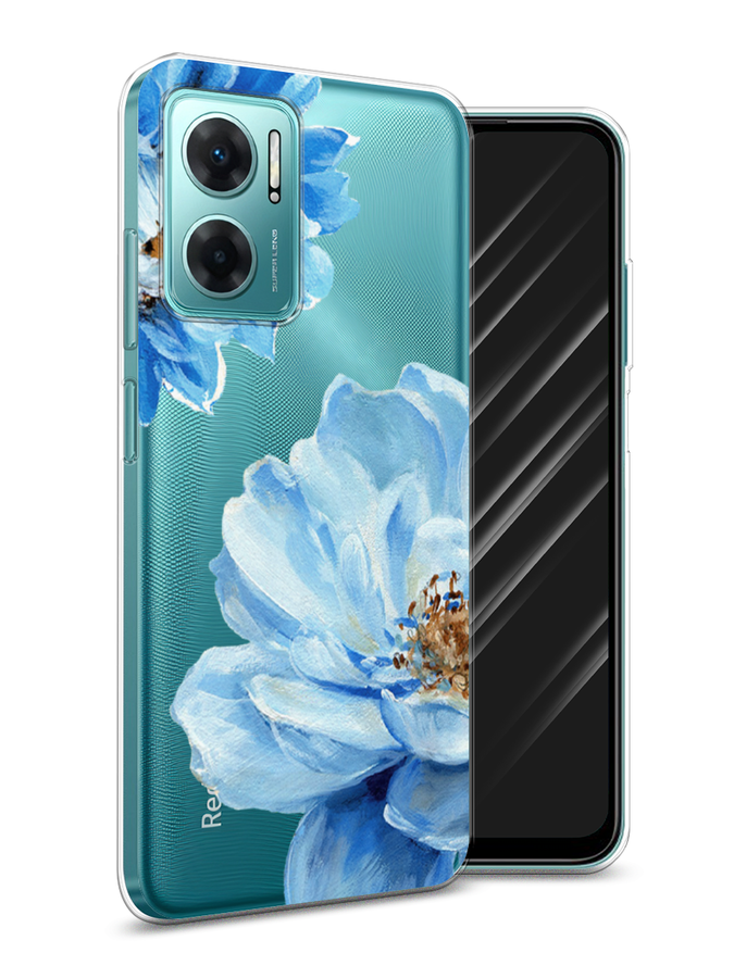 

Чехол Awog на Xiaomi Redmi 10 5G "Голубые клематисы", Разноцветный, 313550-8