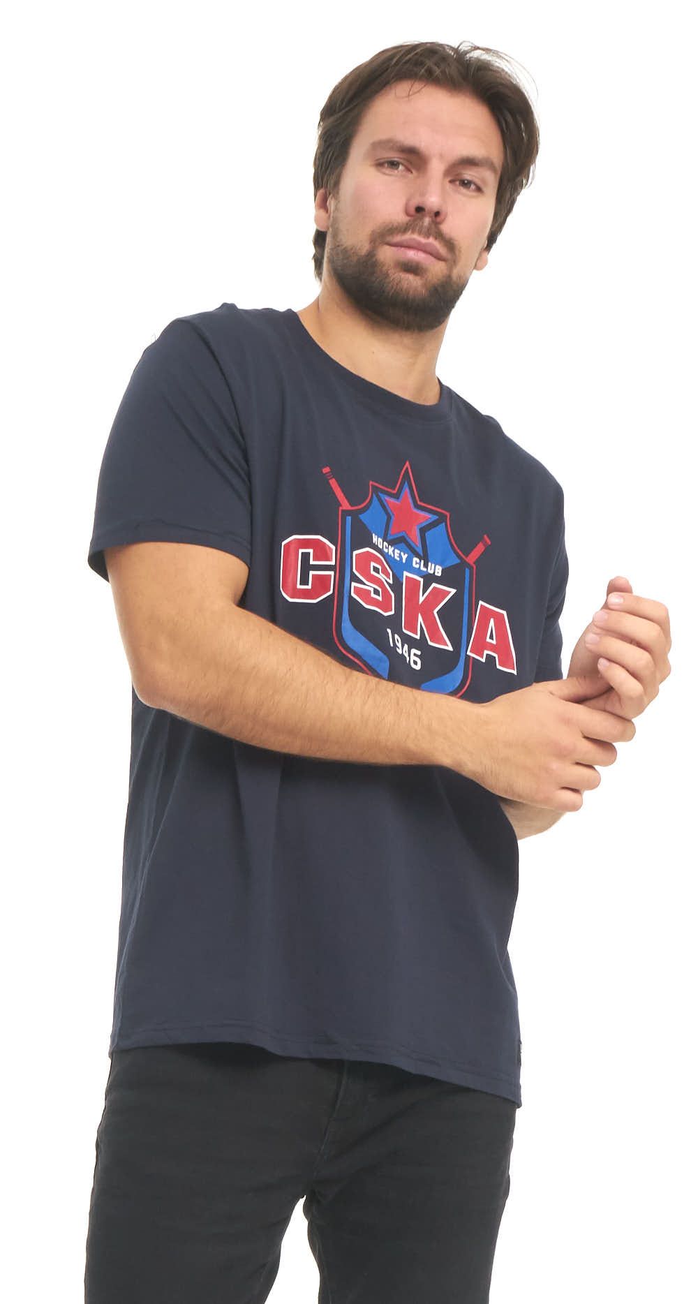 

Футболка мужская Atributika&Club ЦСКА 739410 синяя S, Синий, ЦСКА 739410