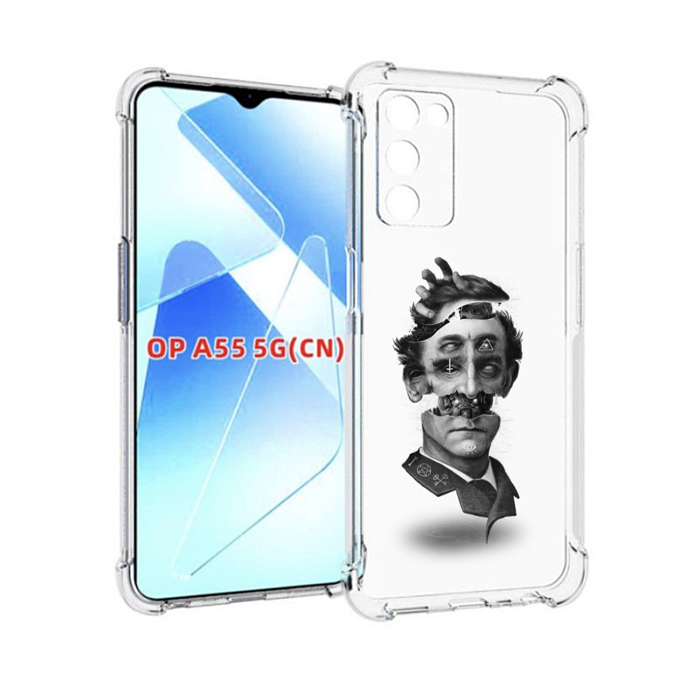 

Чехол MyPads страшное лицо абстракция для Infinix Zero X Neo, Прозрачный, Tocco