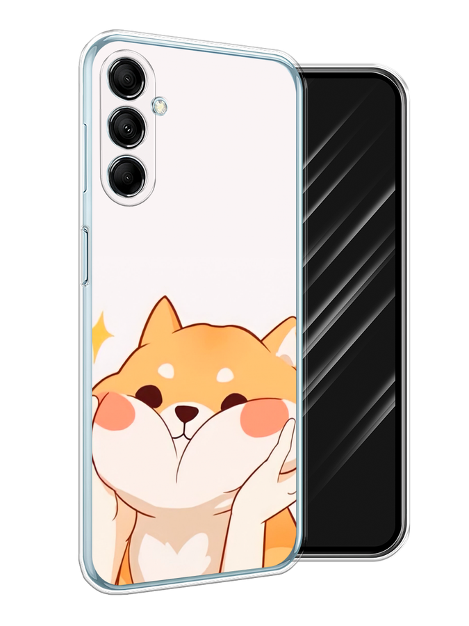 

Чехол Awog на Samsung Galaxy M14 5G "Сладкий песик", Оранжевый, 2108150-1
