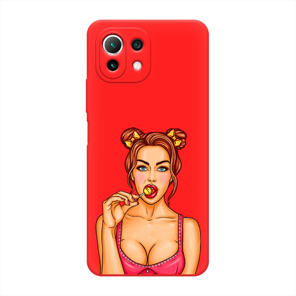 

Чехол Awog на Xiaomi Mi 11 Lite/5G NE "Вкусный леденец", Разноцветный