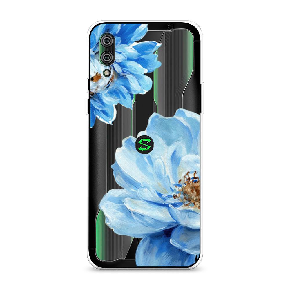 

Чехол Awog на Xiaomi Black Shark 2/2 Pro "Голубые клематисы", Разноцветный, 36450-8