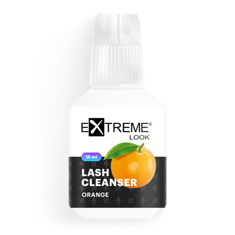 Обезжириватель Extreme look Orange для ресниц 15 мл закрепитель прозрачный extreme look coating sealant vitamin 10 мл
