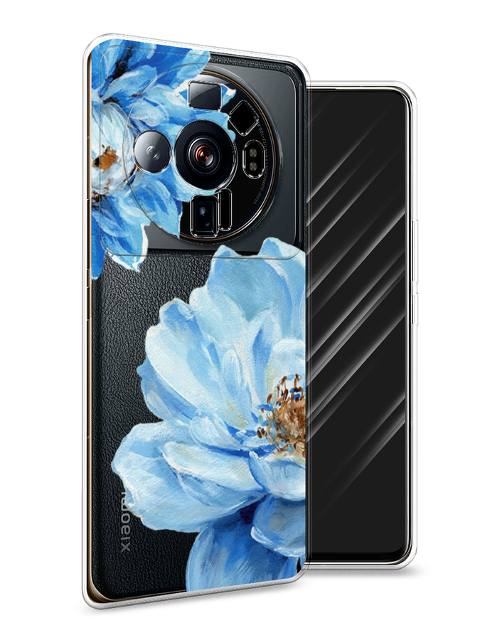 

Чехол Awog на Xiaomi 12S Ultra "Голубые клематисы", Разноцветный, 314550-8
