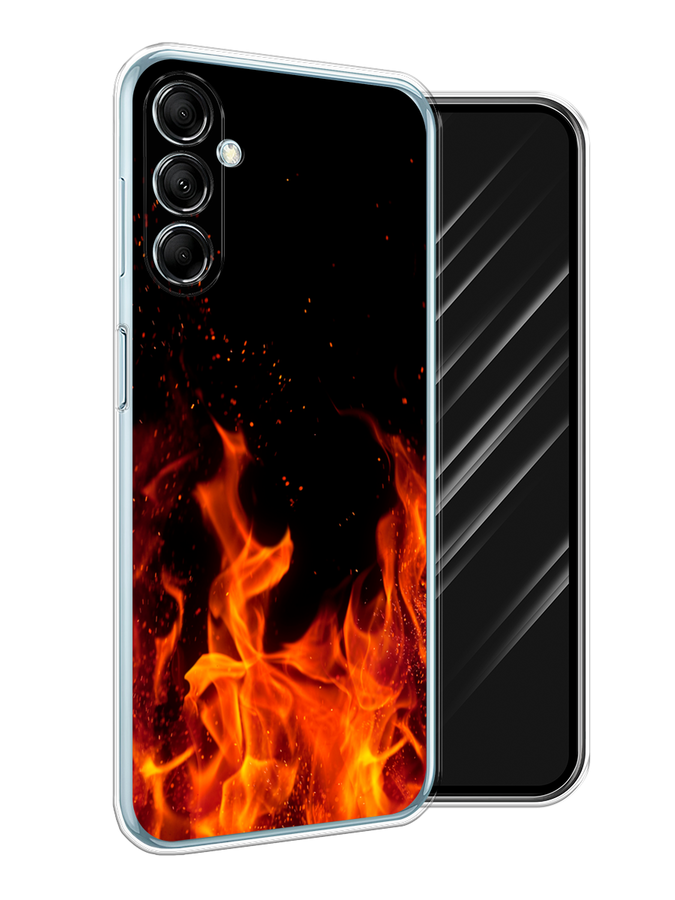 

Чехол Awog на Samsung Galaxy M14 5G "Все в огне", Оранжевый;черный, 2108150-1