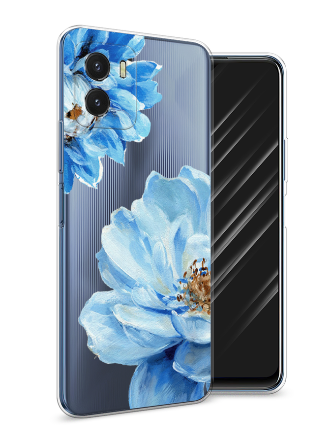 

Чехол Awog на Vivo Y10 "Голубые клематисы", Разноцветный, 266450-8