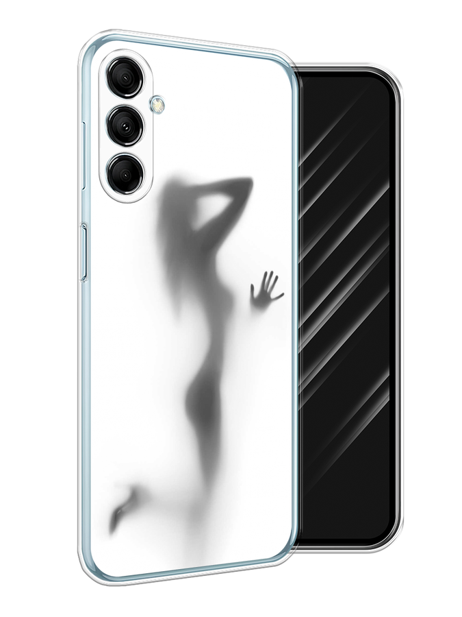 

Чехол Awog на Samsung Galaxy M14 5G "Стекло в душе", Белый;серый;черный, 2108150-1