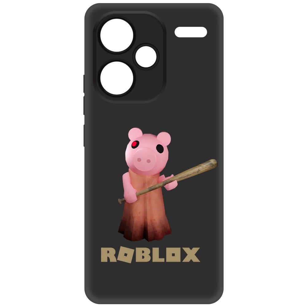 

Чехол-накладка Krutoff Soft Case Roblox-Пигги для Xiaomi Redmi Note 13 Pro+ 5G черный