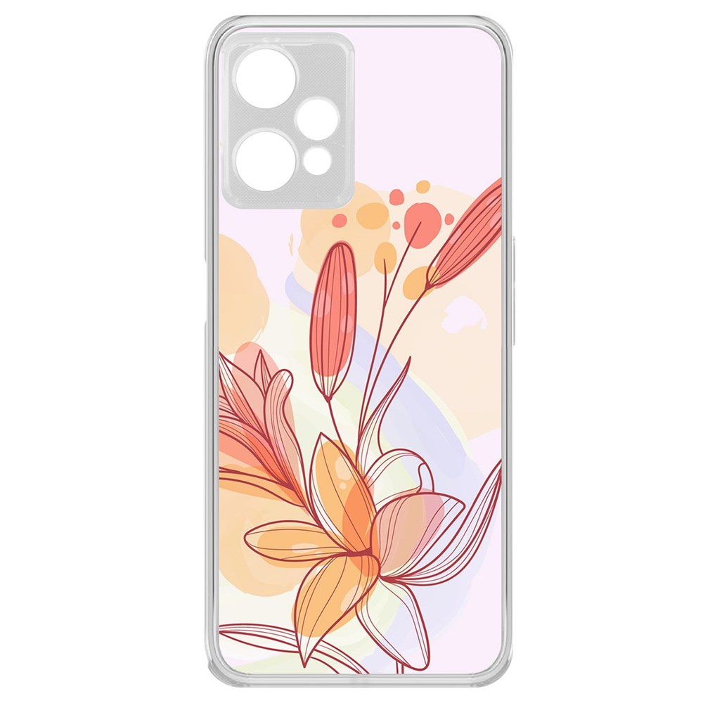 

Чехол-накладка Krutoff Clear Case Фантазия для Realme 9 Pro, Прозрачный