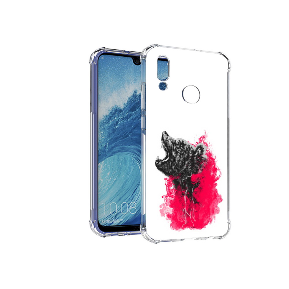 

Чехол MyPads Tocco для Huawei P Smart (2019) медведь в дымке, Прозрачный, Tocco