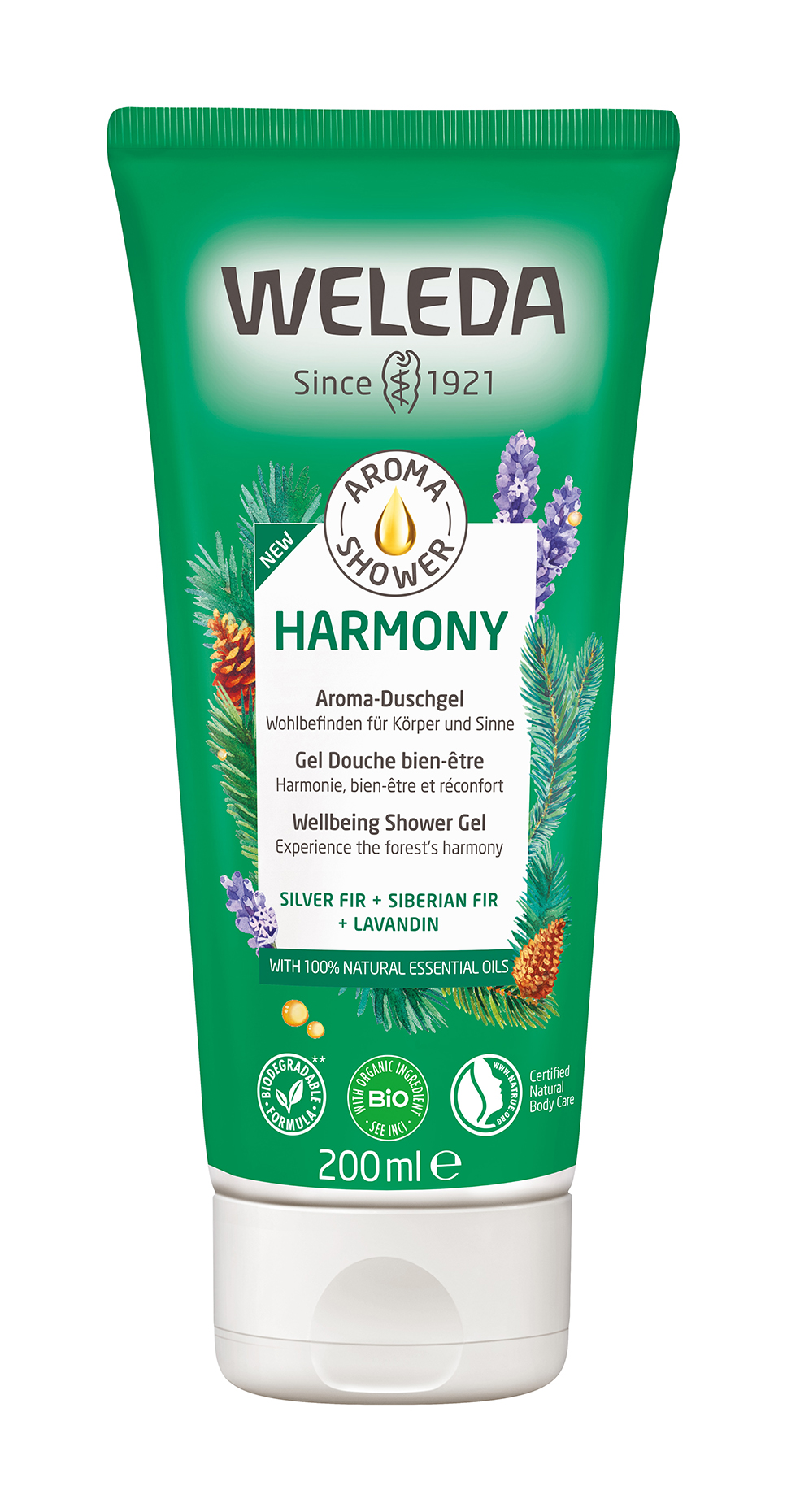 фото Гель для душа weleda harmony wellbeing