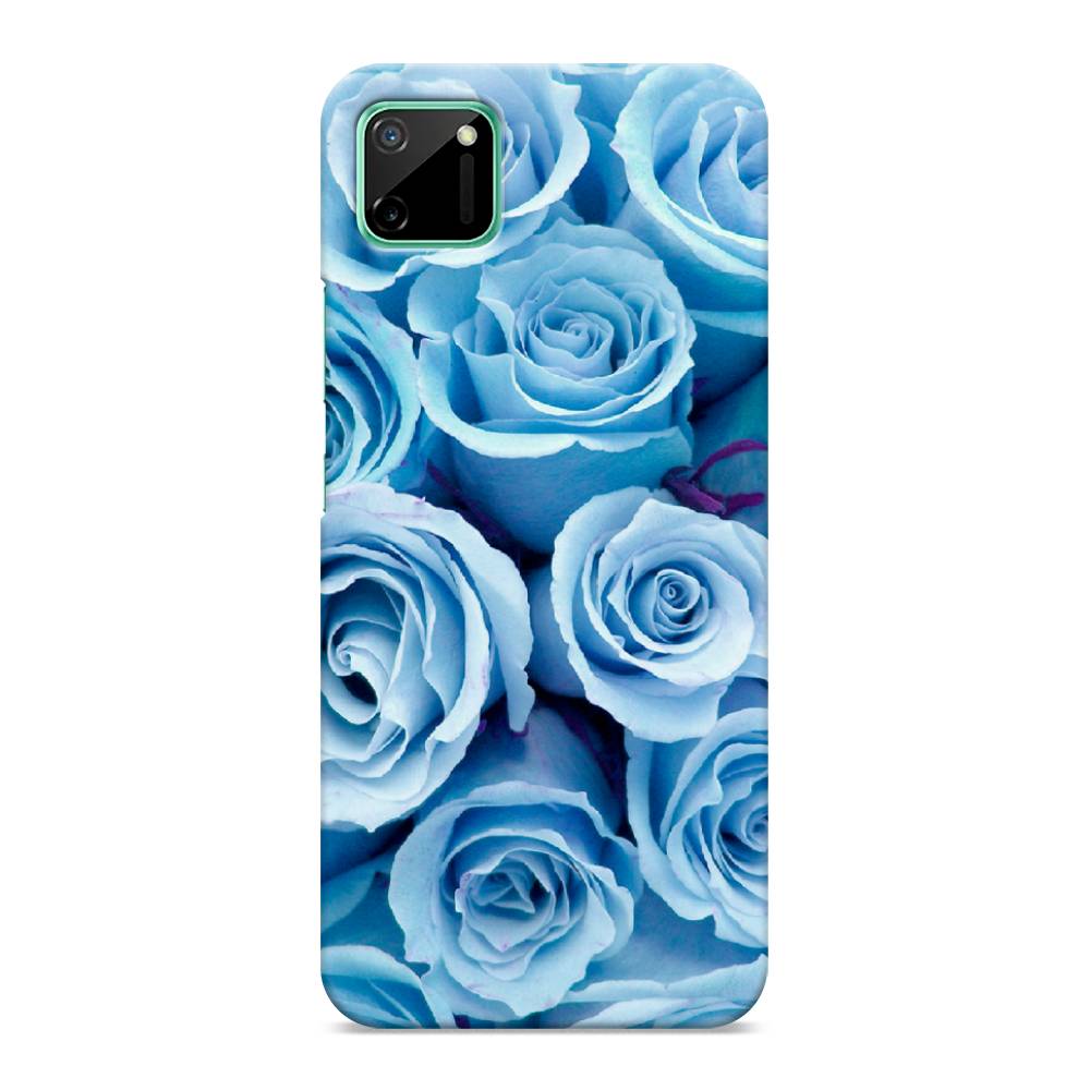 

Пластиковый чехол "Лазурные розы" на Realme C11, 253820-6