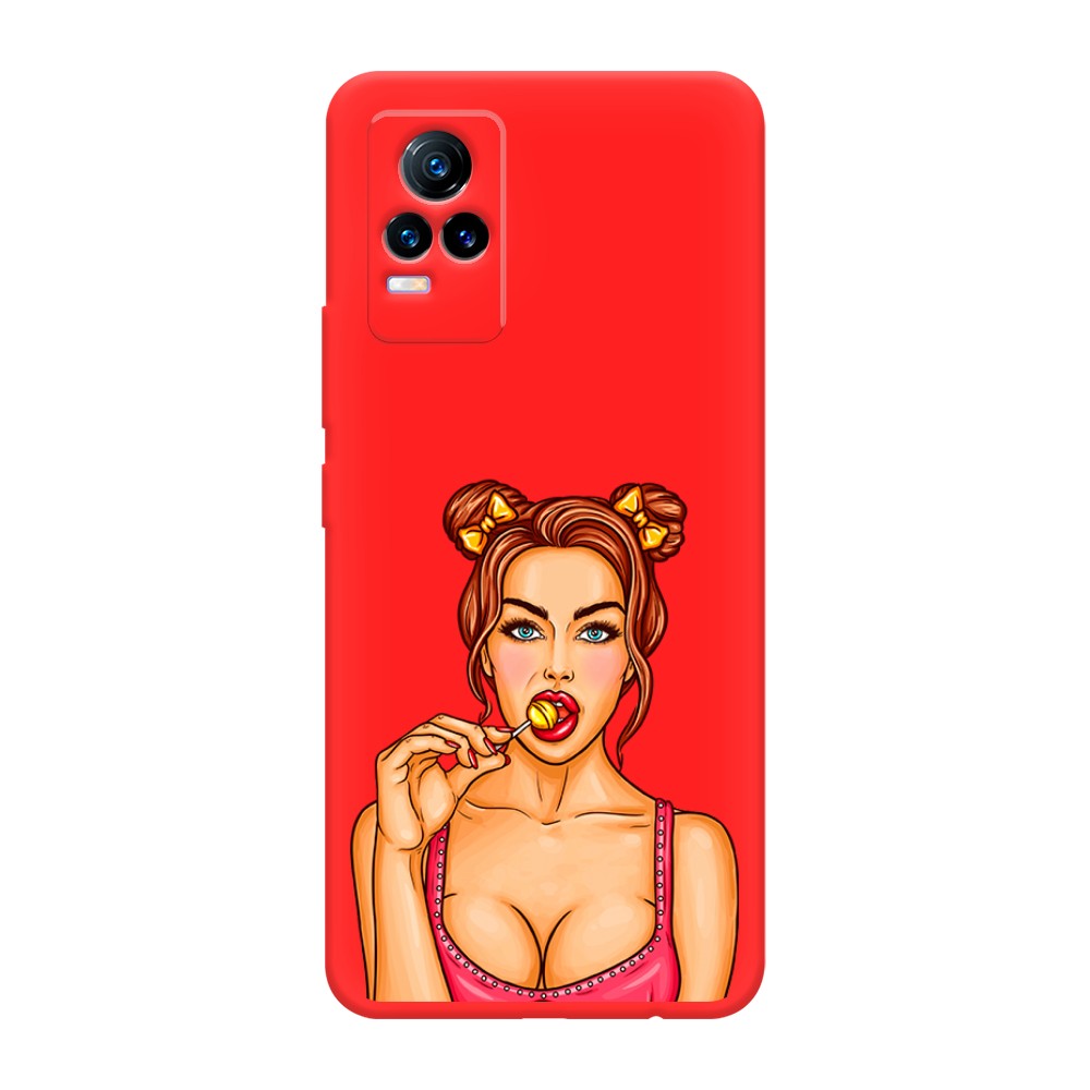 

Чехол Awog на Vivo V21e 4G "Вкусный леденец", Разноцветный