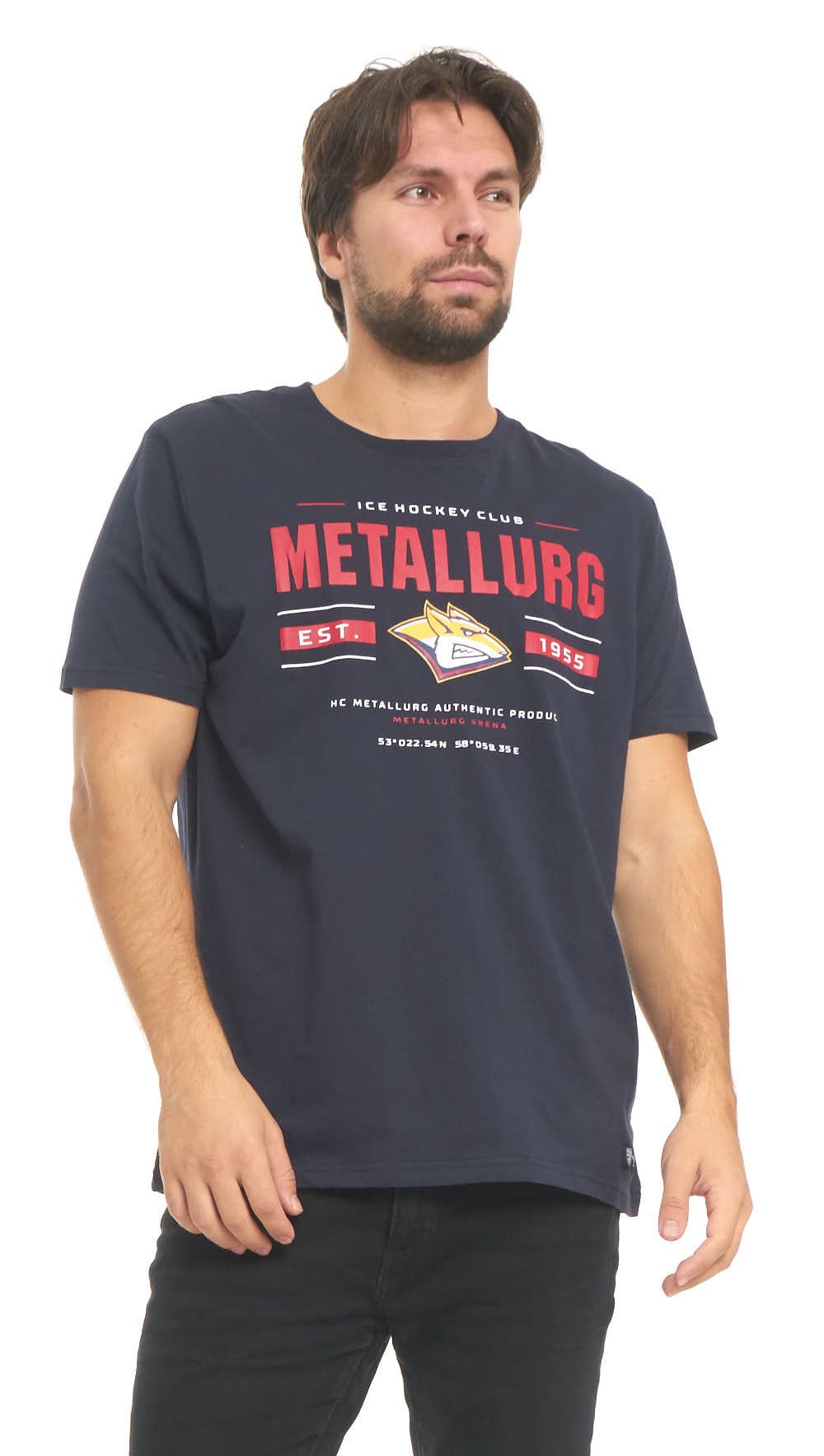 

Футболка мужская Atributika&Club Металлург 739400 синяя 3XL, Синий, Металлург 739400