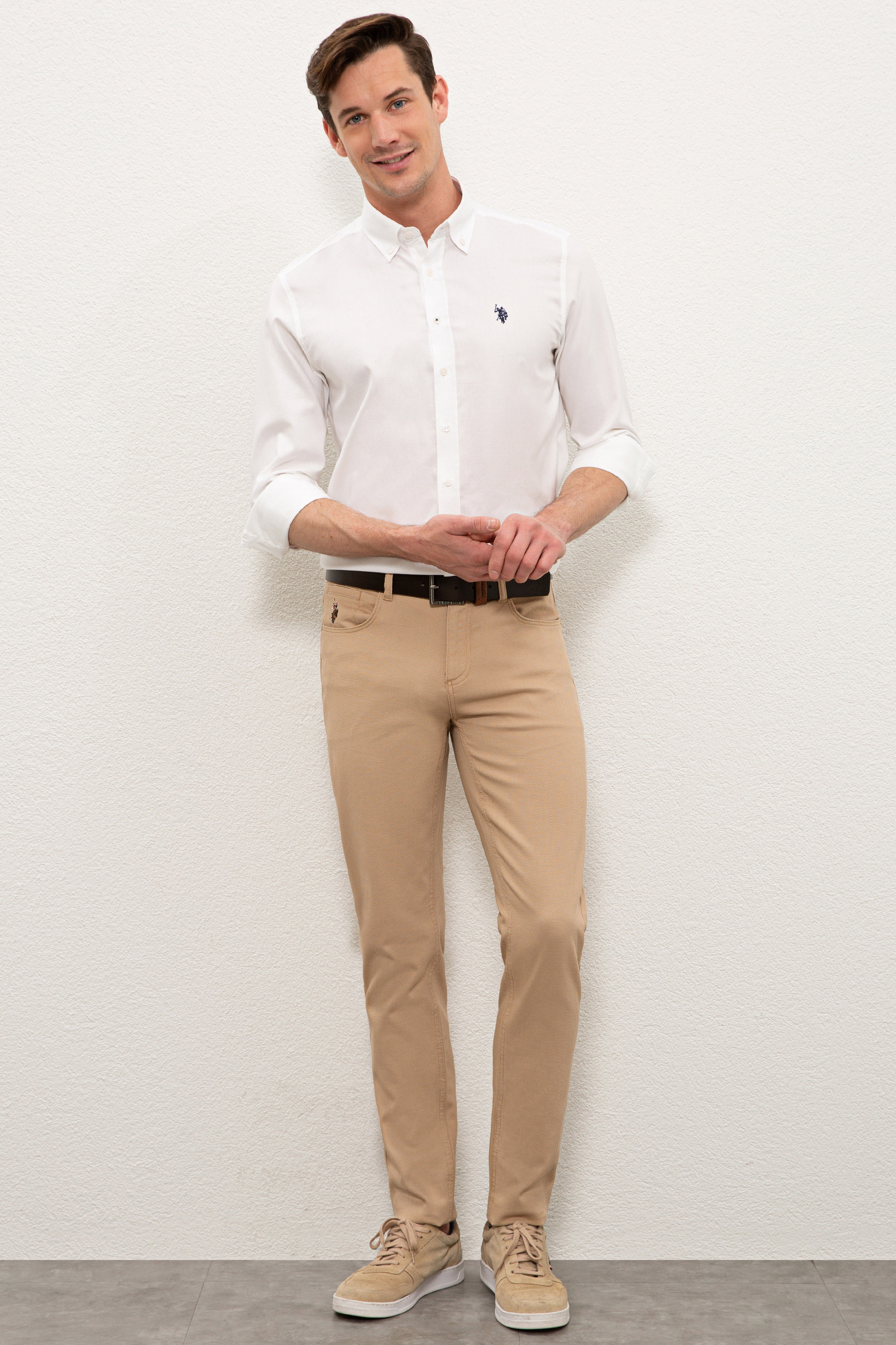 

Брюки мужские U.S. POLO Assn. G081SZ0780MICHAEL21Y бежевые 31, G081SZ0780MICHAEL21Y