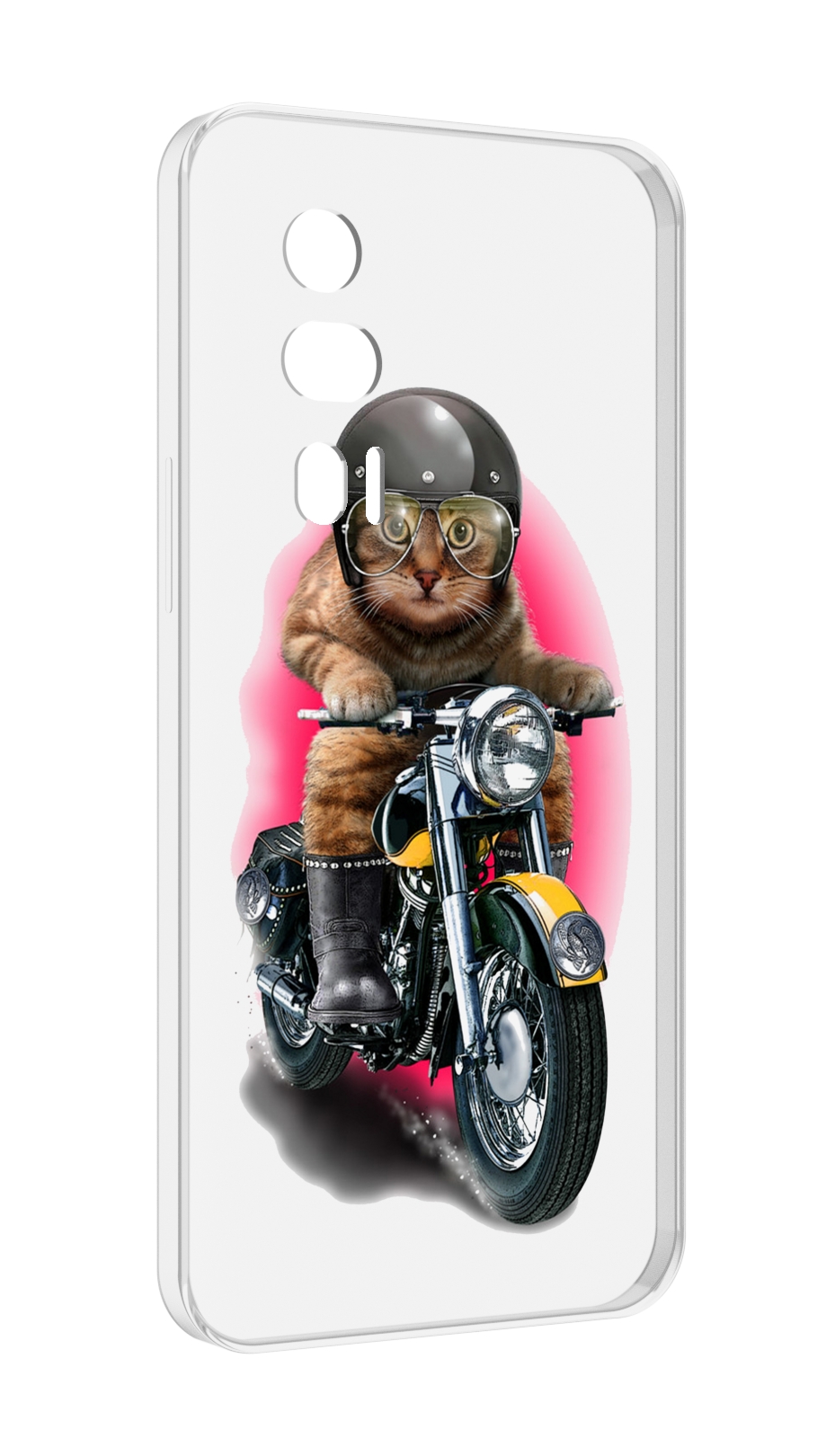 

Чехол MyPads мото-кот для Xiaomi Redmi K60 противоударный, Tocco