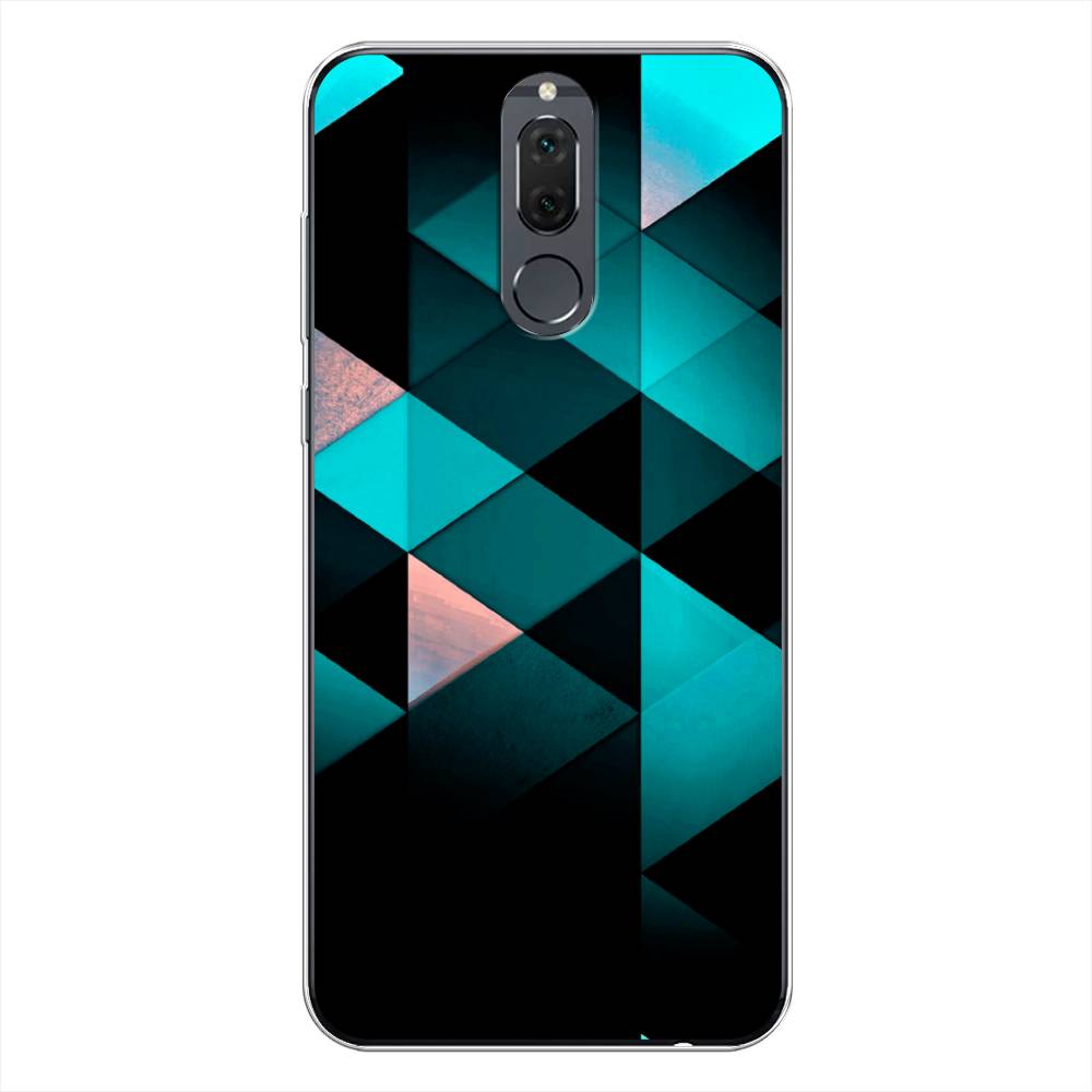 

Чехол Awog на Huawei Nova 2i "Геометрия 16", Голубой;черный, 64150-3