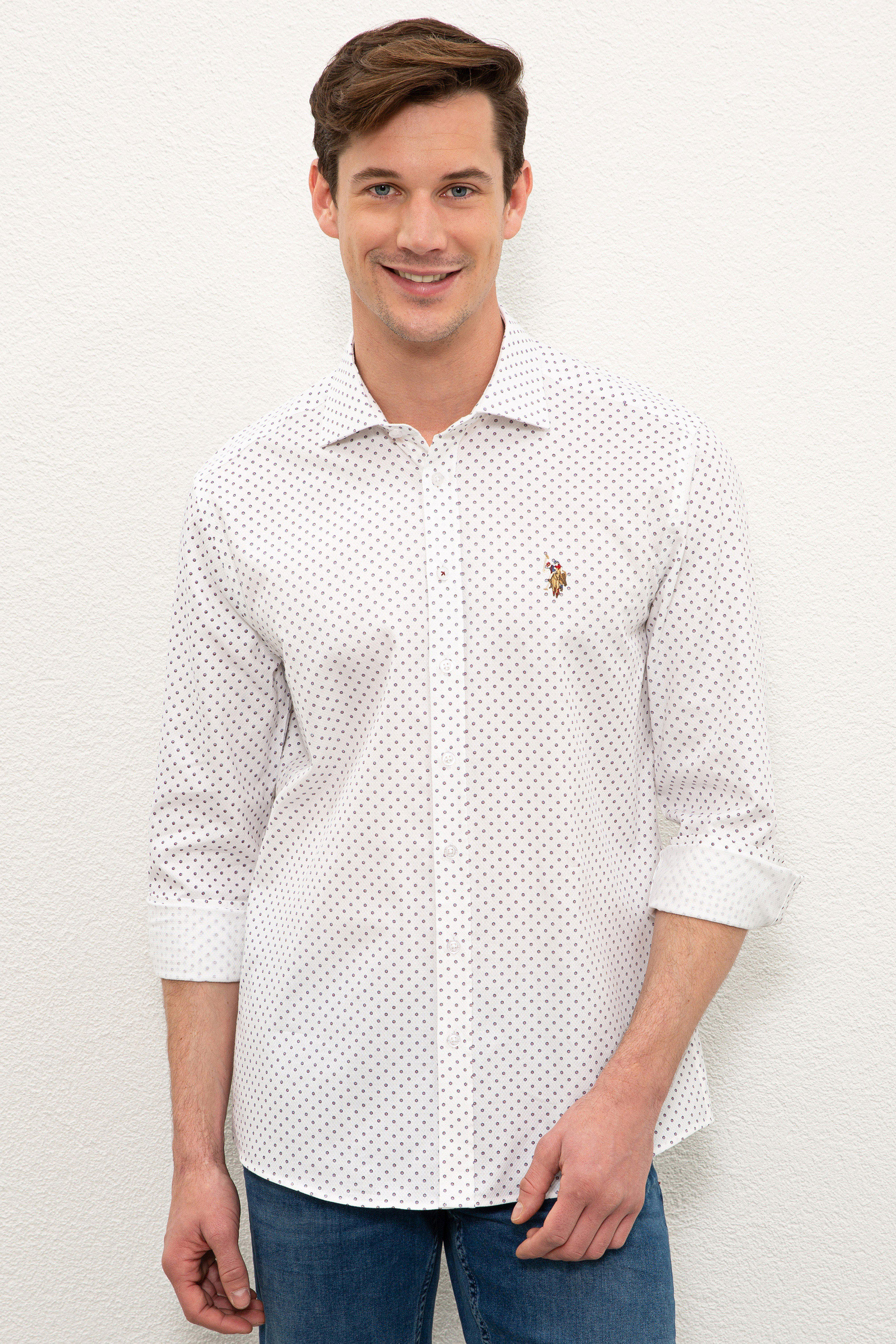 

Рубашка мужская U.S. POLO Assn. G081GL0040DOLICOT белая XL, G081GL0040DOLICOT