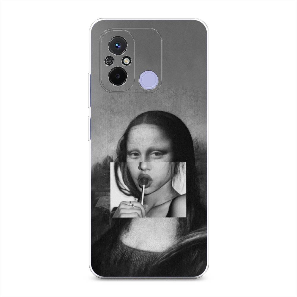 

Чехол Awog на Redmi 12C "Mona Lisa sucking lollipop", Серый, 317550-9