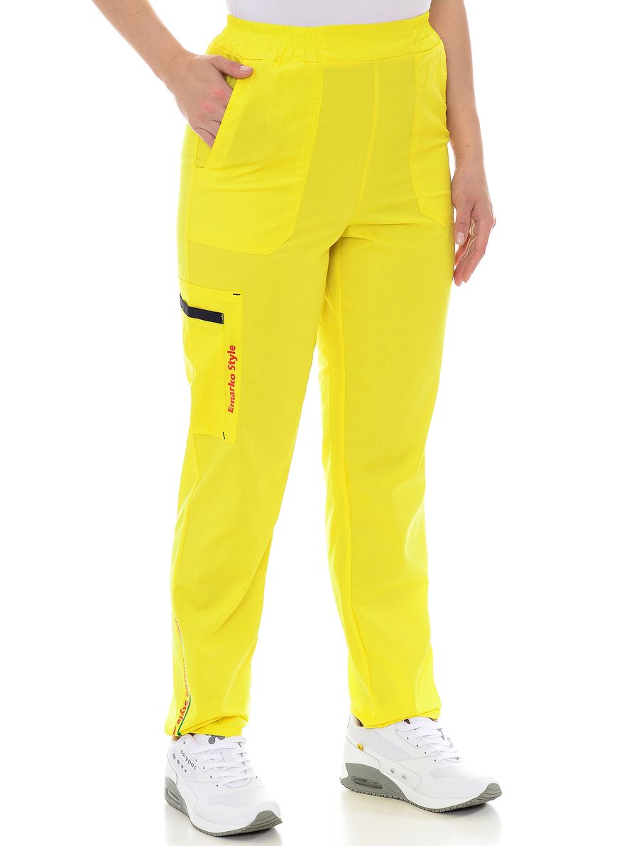 фото Брюки медицинские женские medicalwear универсал 4 301 желтые 50
