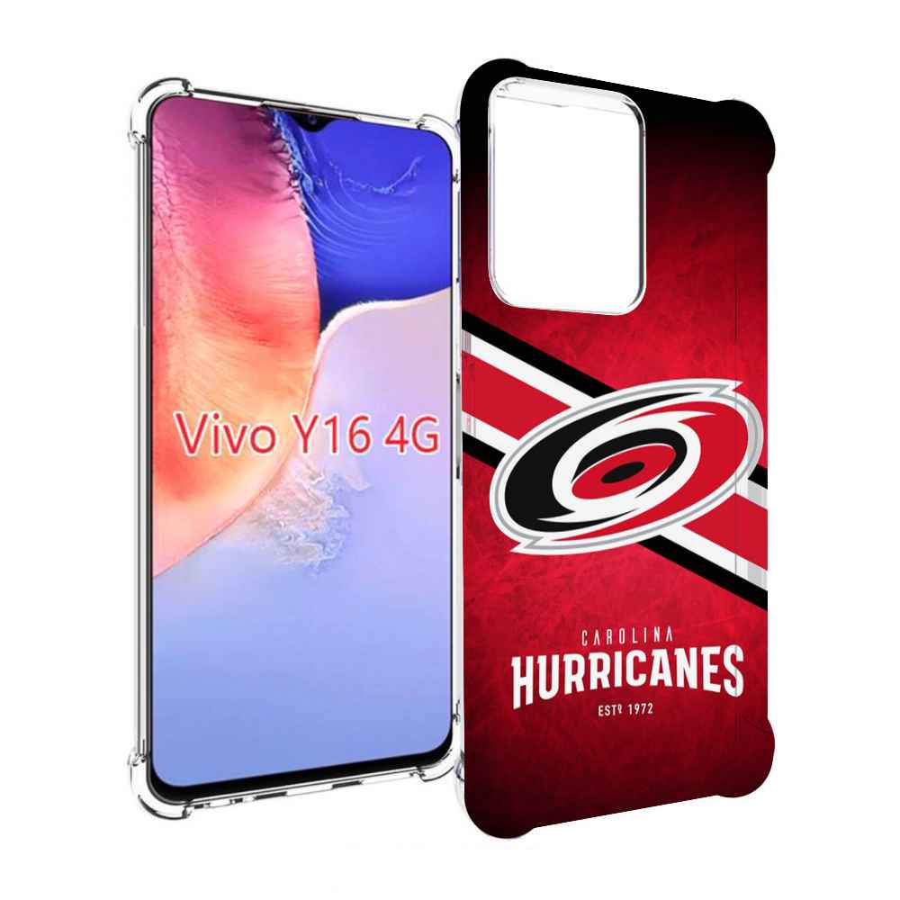 

Чехол MyPads каролина харрикеинс мужской для Vivo Y16 4G/ Vivo Y02S, Прозрачный, Tocco