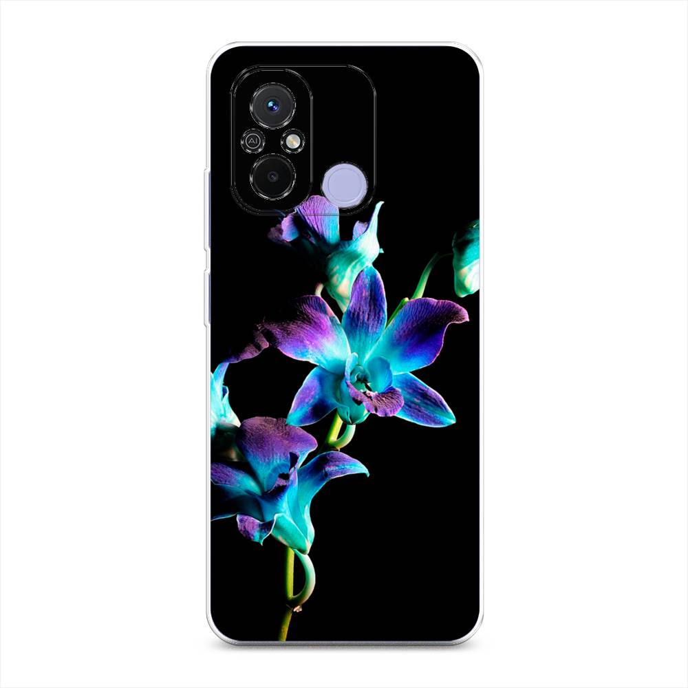 

Чехол Awog на Redmi 12C "Синий цветок на черном", Черный;голубой;синий, 317550-8