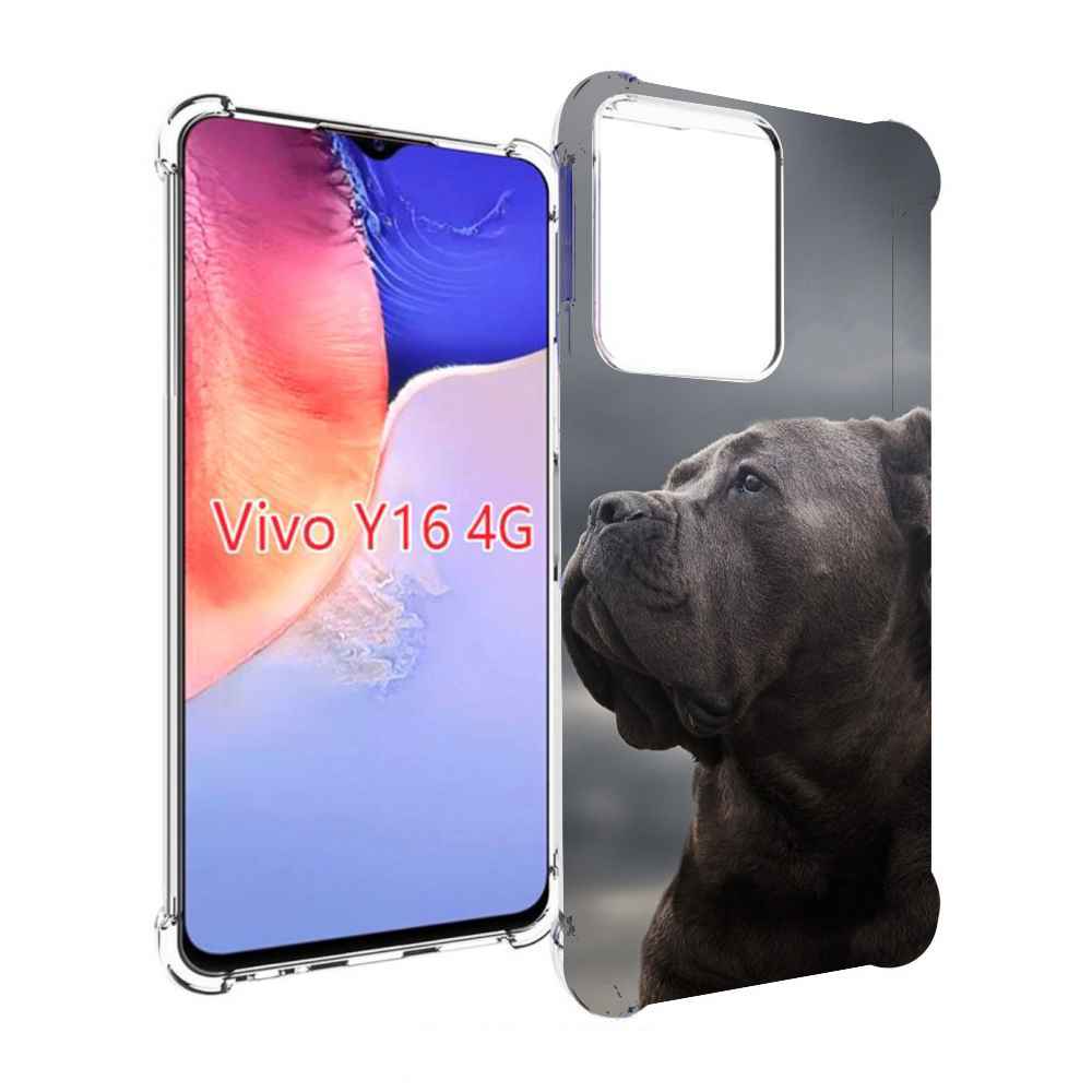

Чехол MyPads кане корсо для Vivo Y16 4G/ Vivo Y02S, Прозрачный, Tocco