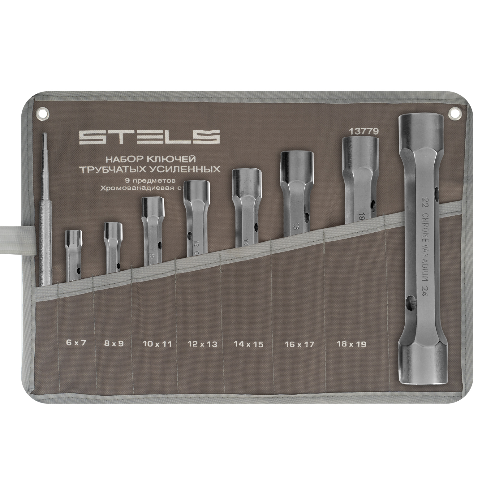 Набор торцевых ключей  STELS 13779 комплект торцевых заглушек wolta pro