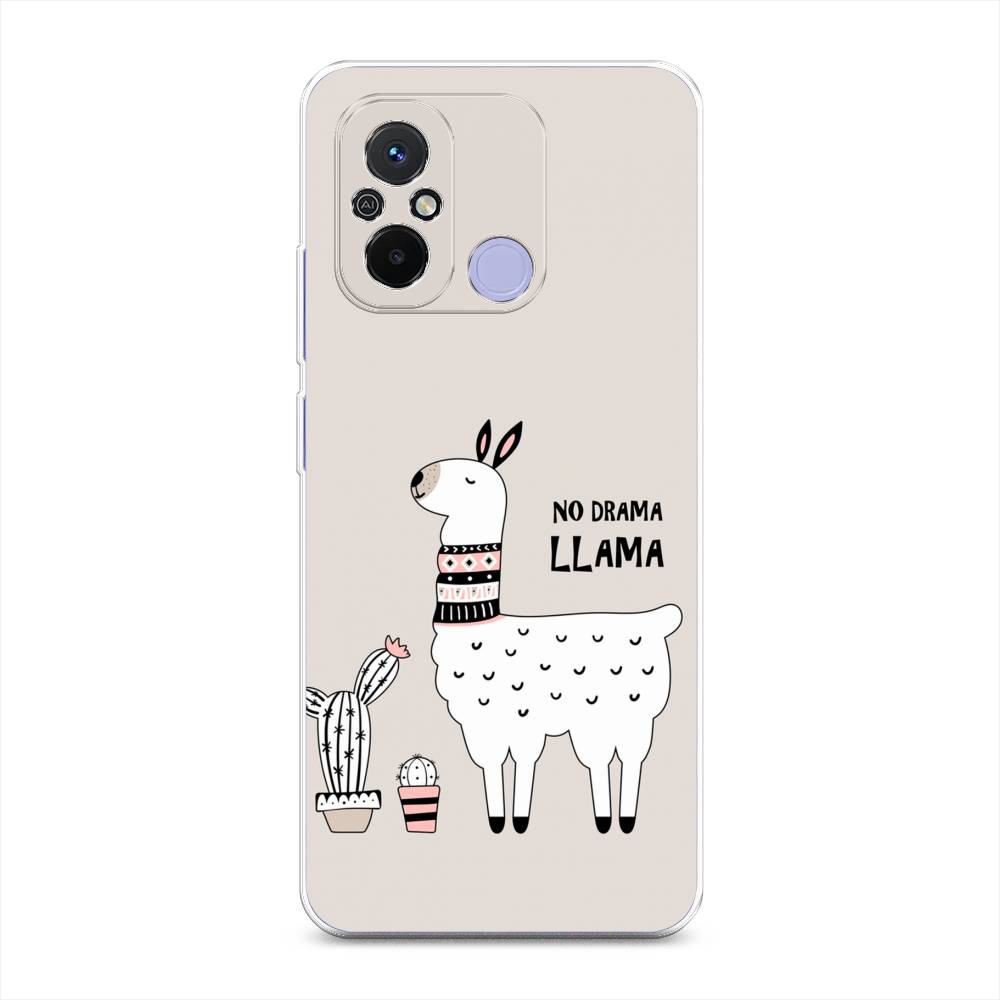 

Чехол Awog на Redmi 12C "No drama LLama", Бежевый;серый;белый, 317550-2