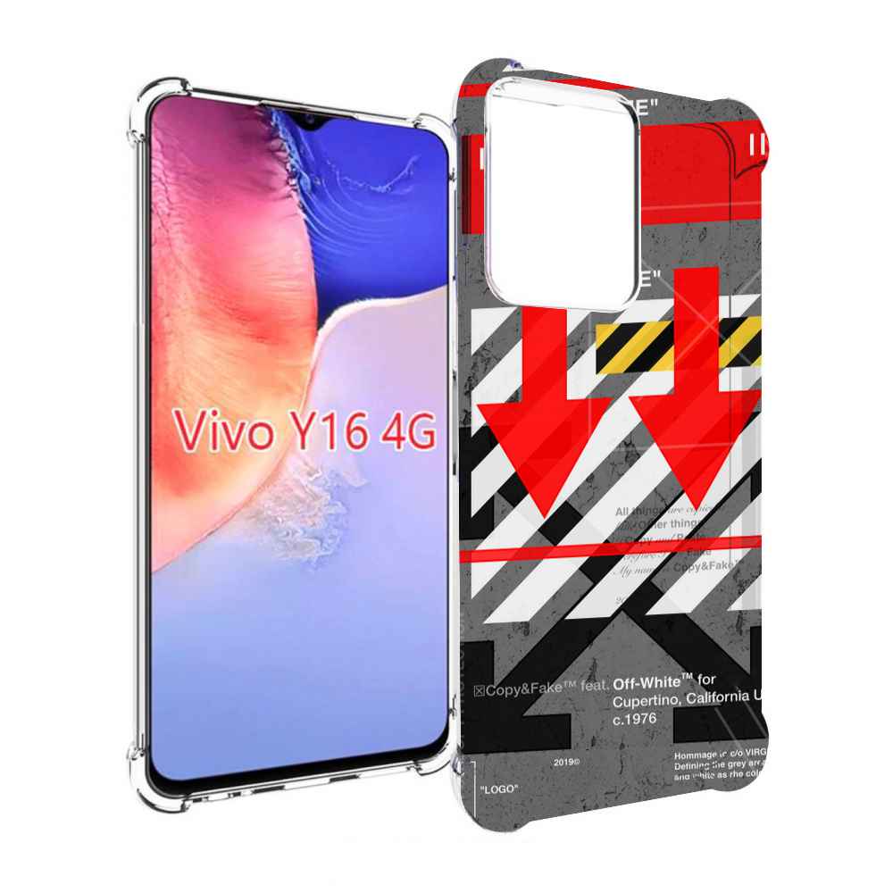 

Чехол MyPads знаки-логотипы для Vivo Y16 4G/ Vivo Y02S, Прозрачный, Tocco