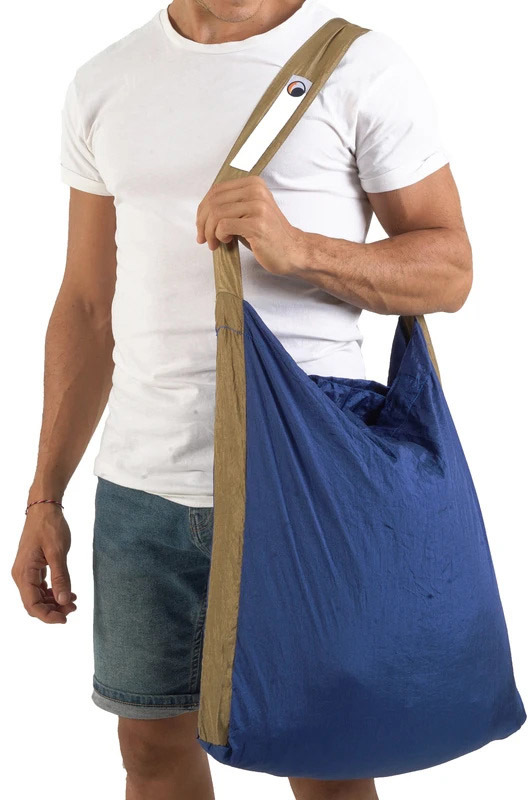 

Сумка складная Ticket to the Moon Eco Bag Large (30л.) Royal Blue/Brown