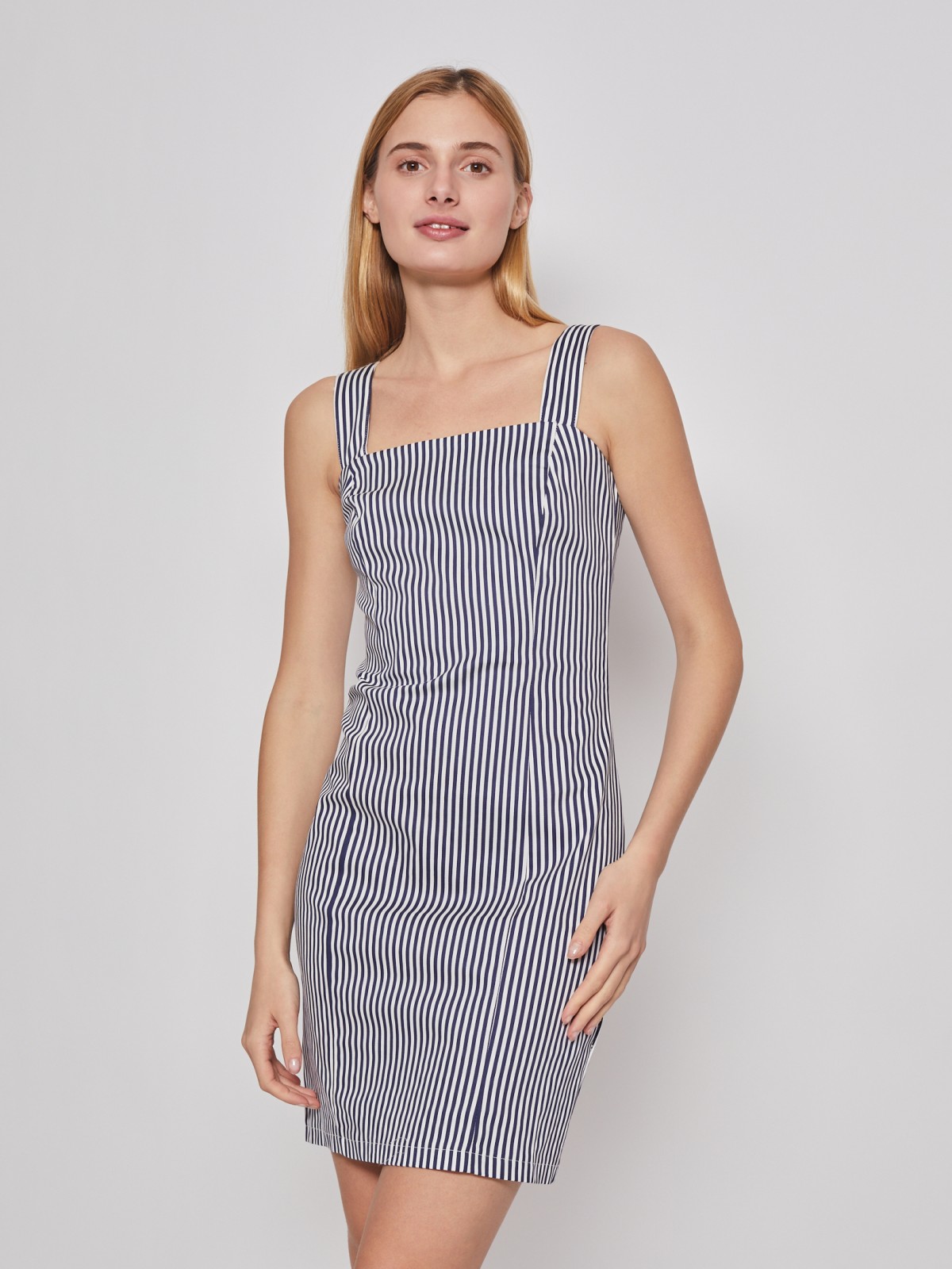 

Сарафан женский Zolla 222248239253 голубой 2XL, 222248239253