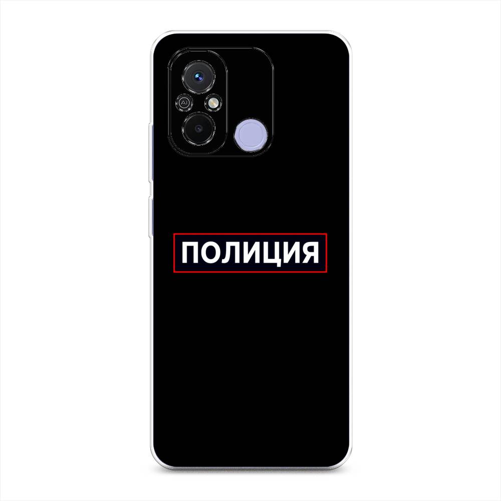 

Чехол Awog на Redmi 12C "Police logo", Черный;белый;красный, 317550-5