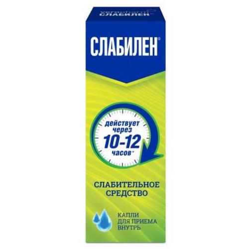 

Слабилен капли для приема внутрь 7,5мг/мл 15мл