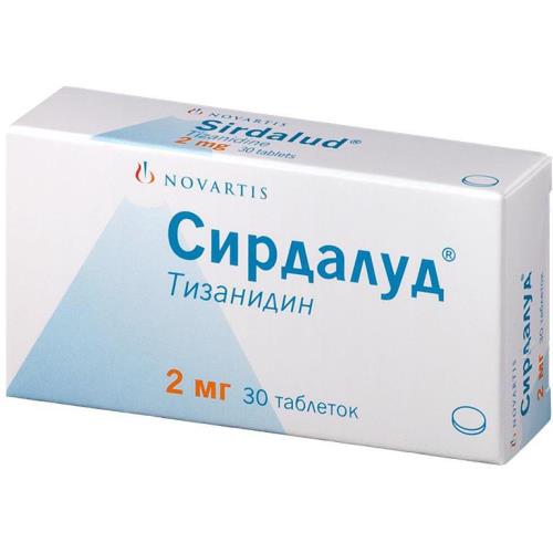 

Сирдалуд таблетки 2мг №30
