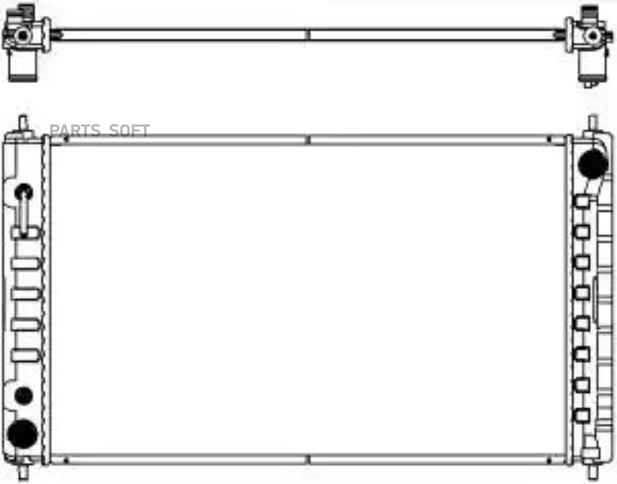 

Радиатор Nissan X-Trail Ii (T31) (07-) 33418501 Sakura арт. 33418501