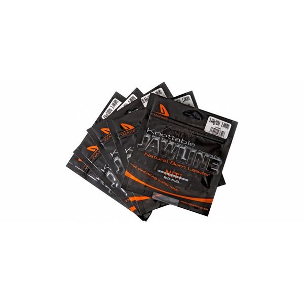 

Поводковый материал титановый WAKE 460 см, 29,55 кг, титан, Черный, Jawline