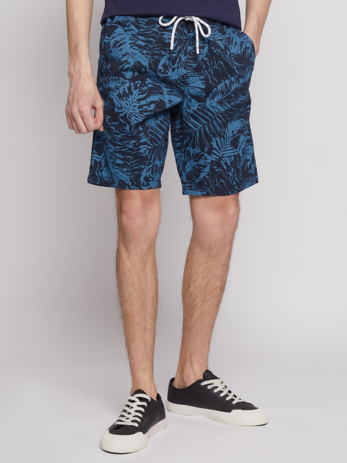 

Шорты мужские Zolla 01225751F023 синие 36, 01225751F023