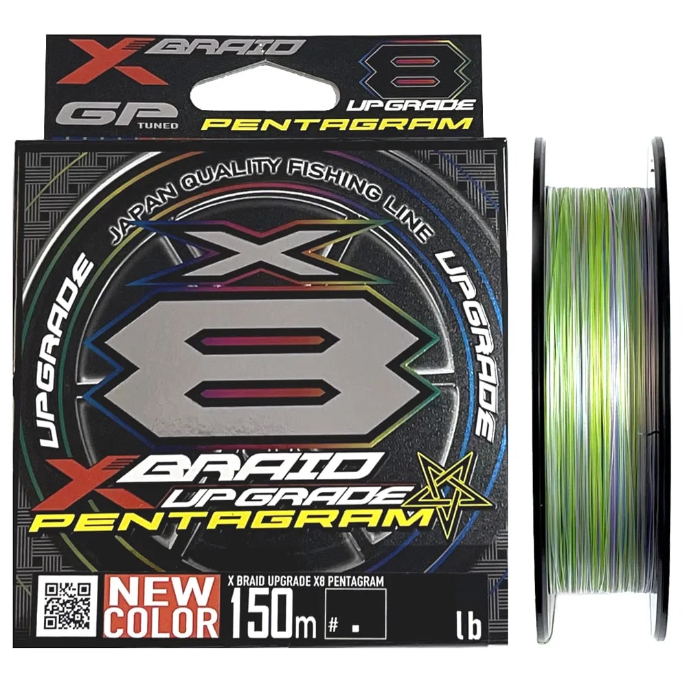 

Леска плетеная YGK X-Braid Upgrade Pentagram 0,205 мм, 150 м, 13,6 кг, multicolor, 1 шт., Разноцветный, X-Braid Upgrade Pentagram