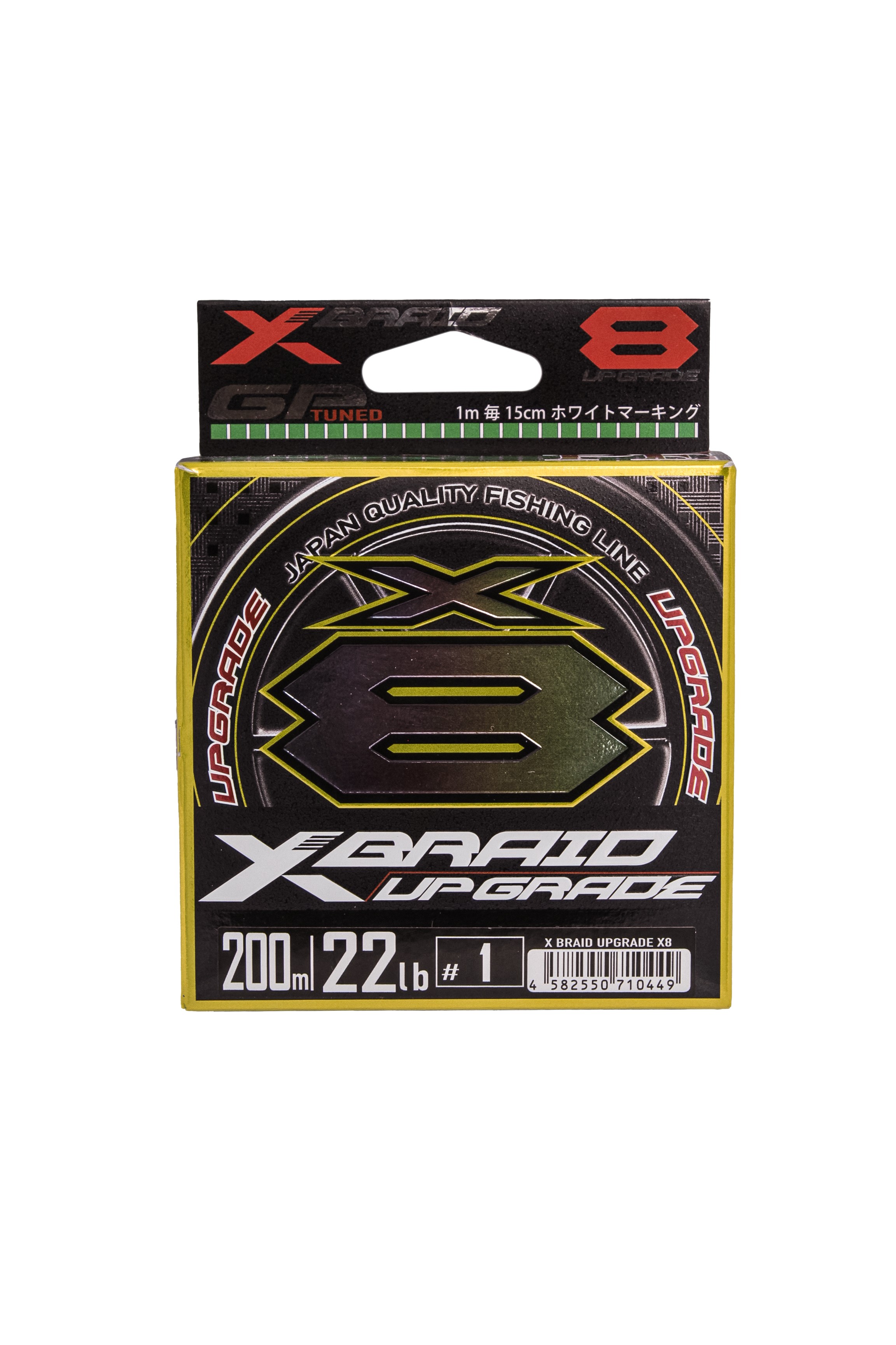 

Леска плетеная YGK X-Braid Upgrade 0,165 мм, 200 м, 10 кг, light green, 1 шт., X-Braid Upgrade