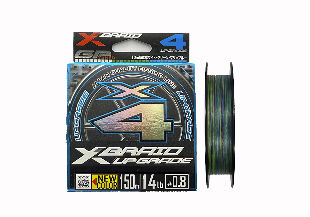 

Леска плетеная YGK X-Braid Upgrade 0,148 мм, 150 м, 6,4 кг, 3colored, 1 шт., X-Braid Upgrade