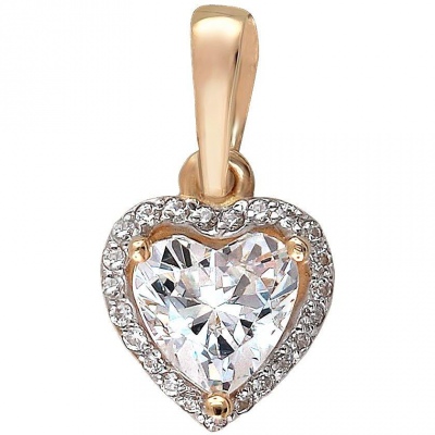 

Кулон из красного золота с Swarovski Эстет 01П1111260, 01П1111260