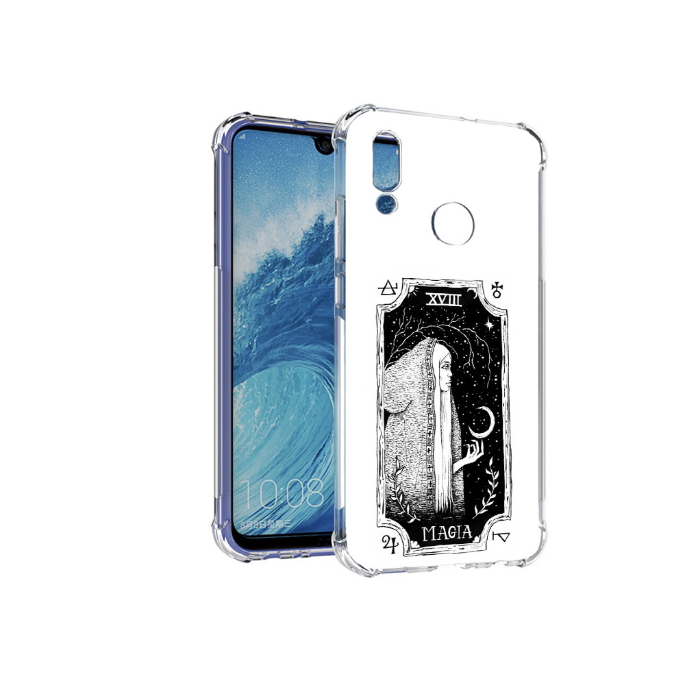 

Чехол MyPads Tocco для Huawei P Smart (2019) лунная магия, Прозрачный, Tocco