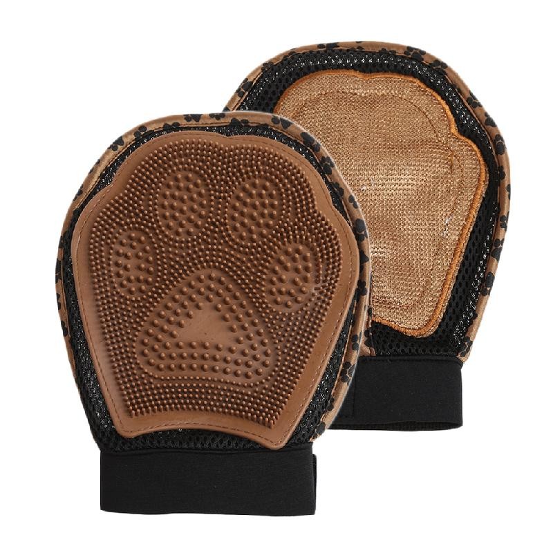 

Варежка для груминга 3 в 1 Grooming Glove Лапка (Цвет: Коричневый )