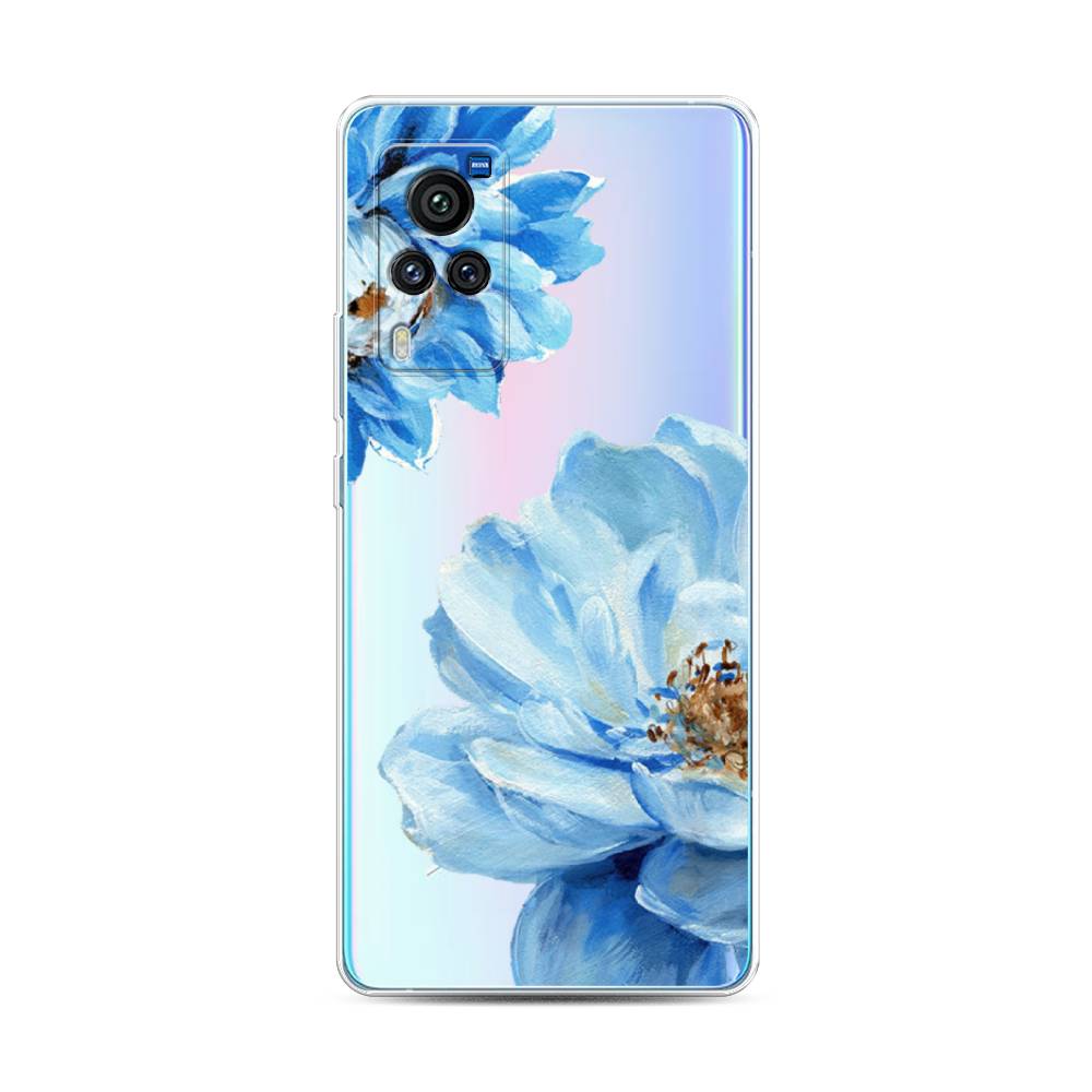 

Чехол Awog на Vivo X60 Pro "Голубые клематисы", Разноцветный, 263850-8