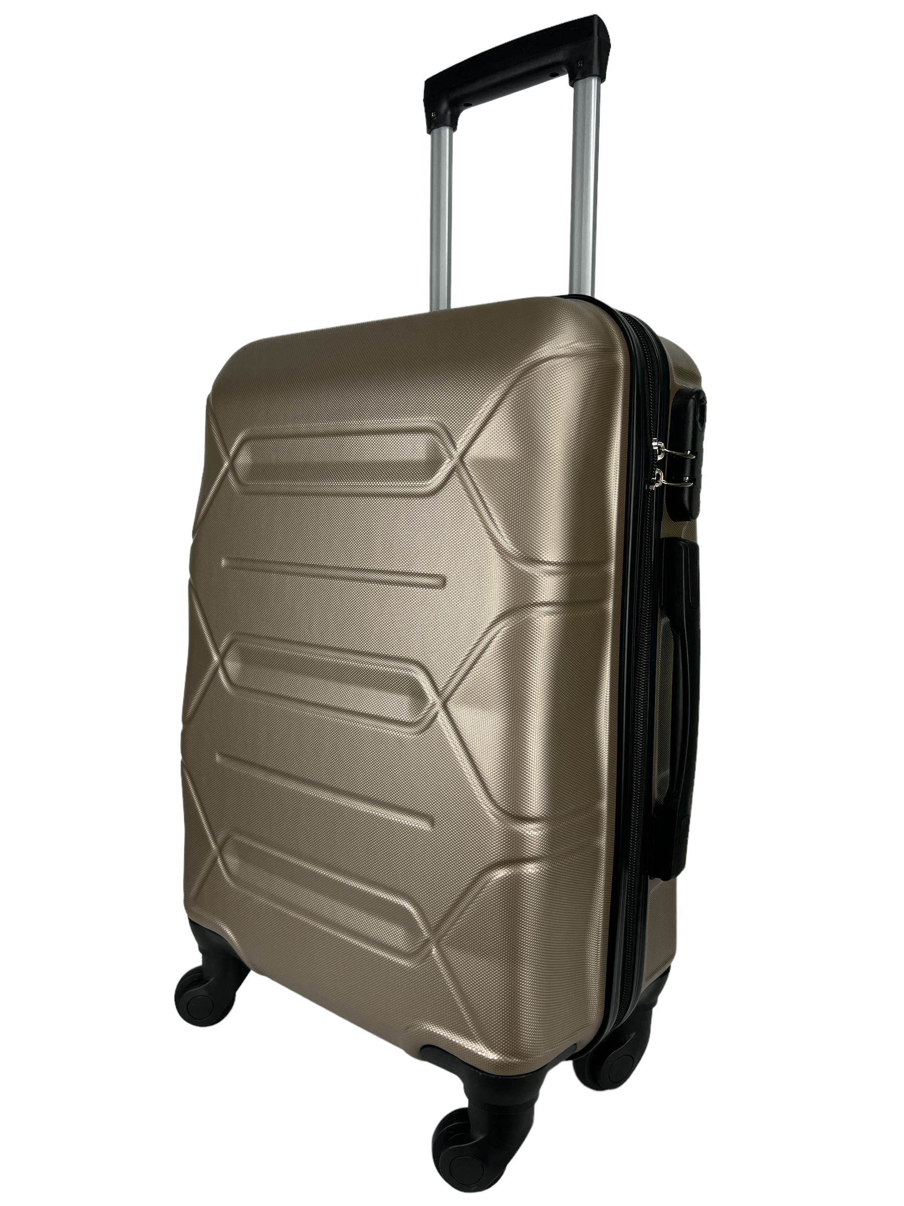 

Чемодан унисекс PalmBag ABS-S бежевый S, ABS-S