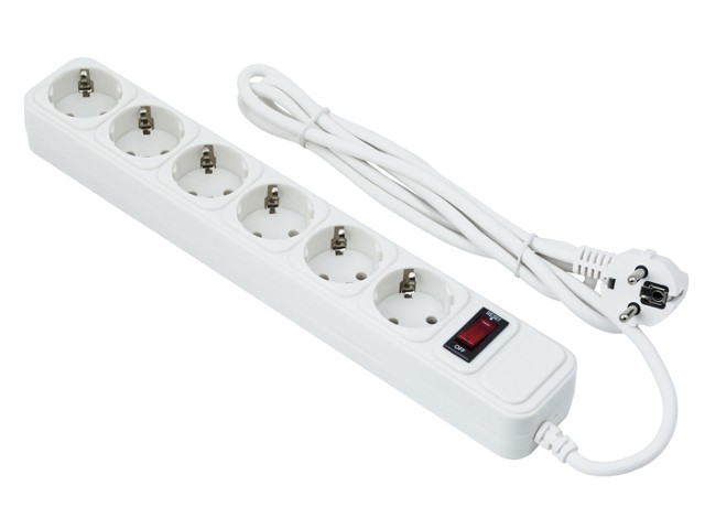 фото Сетевой фильтр exegate 6 sockets 1.5m sp-6-1.5w white 266866