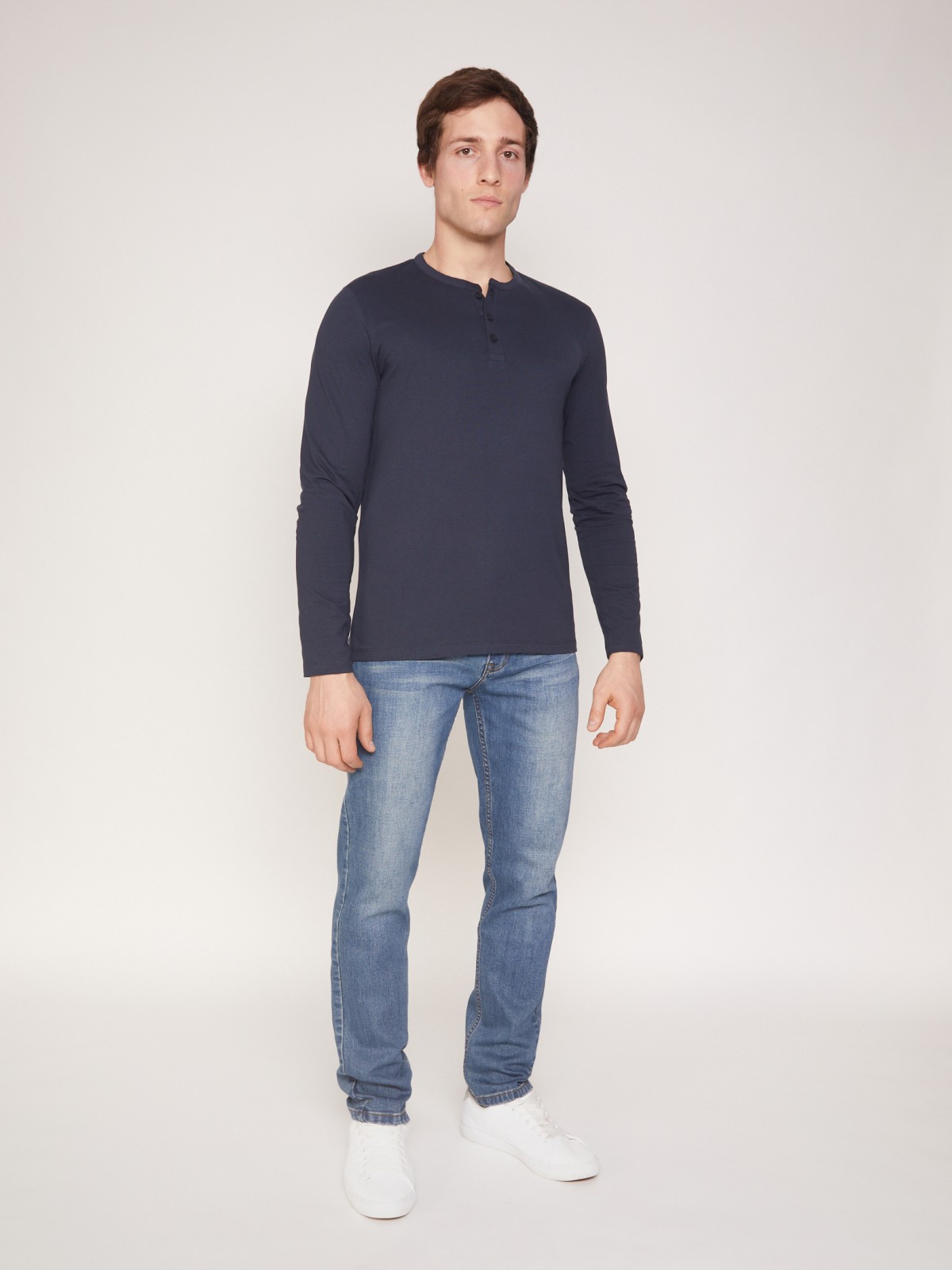 

Лонгслив мужской z0113131730425800 Zolla синий XL